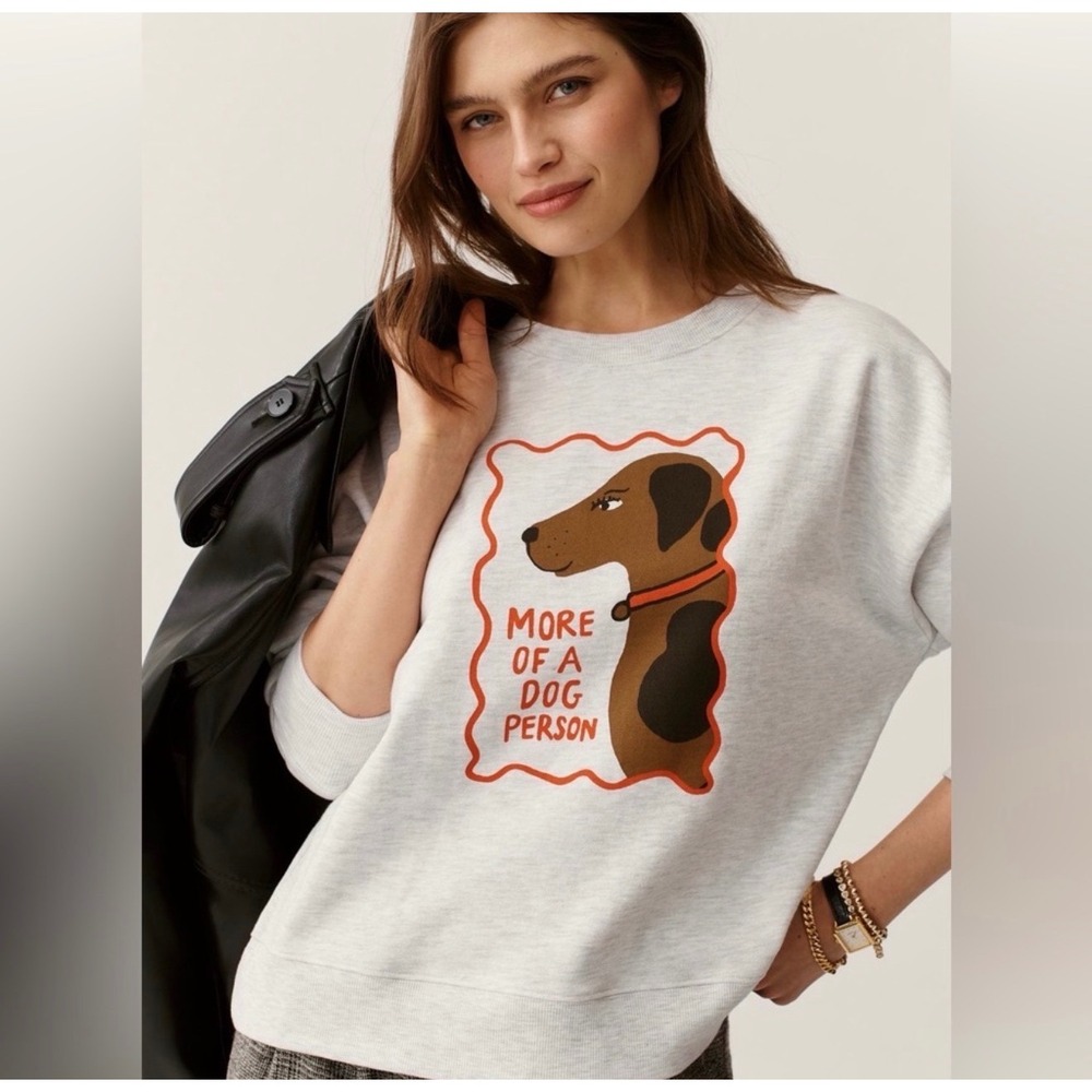 Maeve Anthropologie Dog Person Sweatshirt
Size: Medium